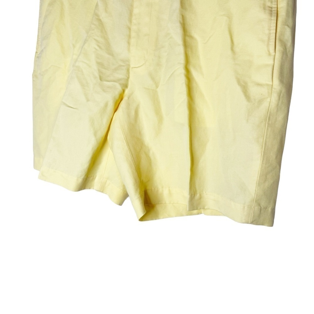 Brooks Brothers Linen Blend Yellow Shorts 40 - Picture 3 of 9